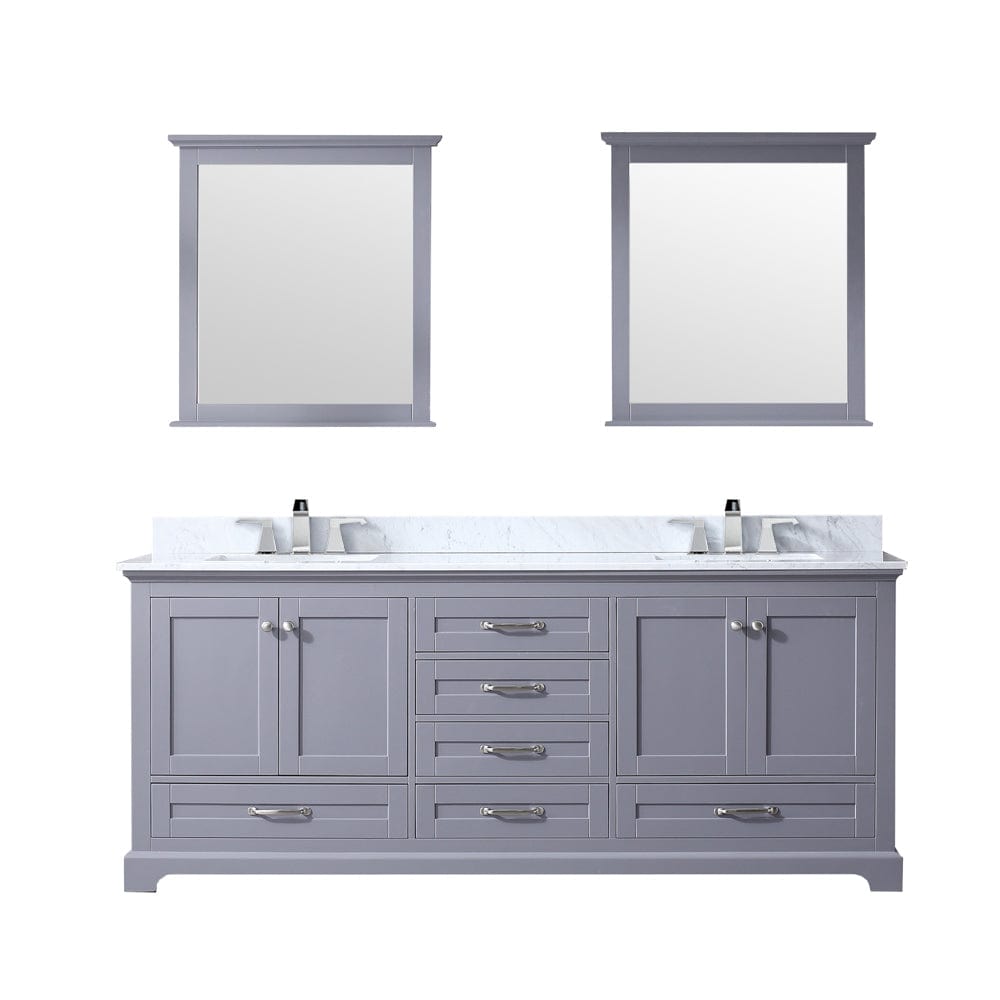 Lexora Dukes 80" x 22" Double Bath Vanity