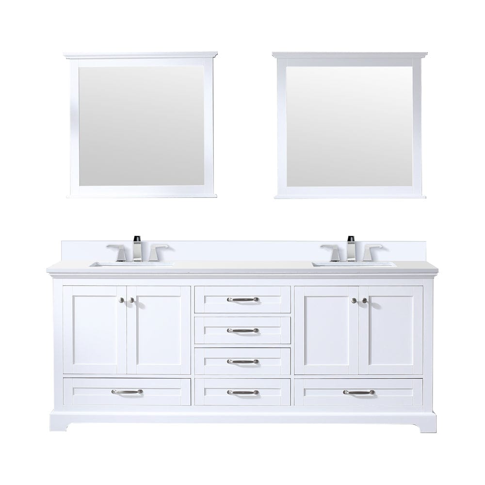 Lexora Dukes 80" x 22" Double Bath Vanity
