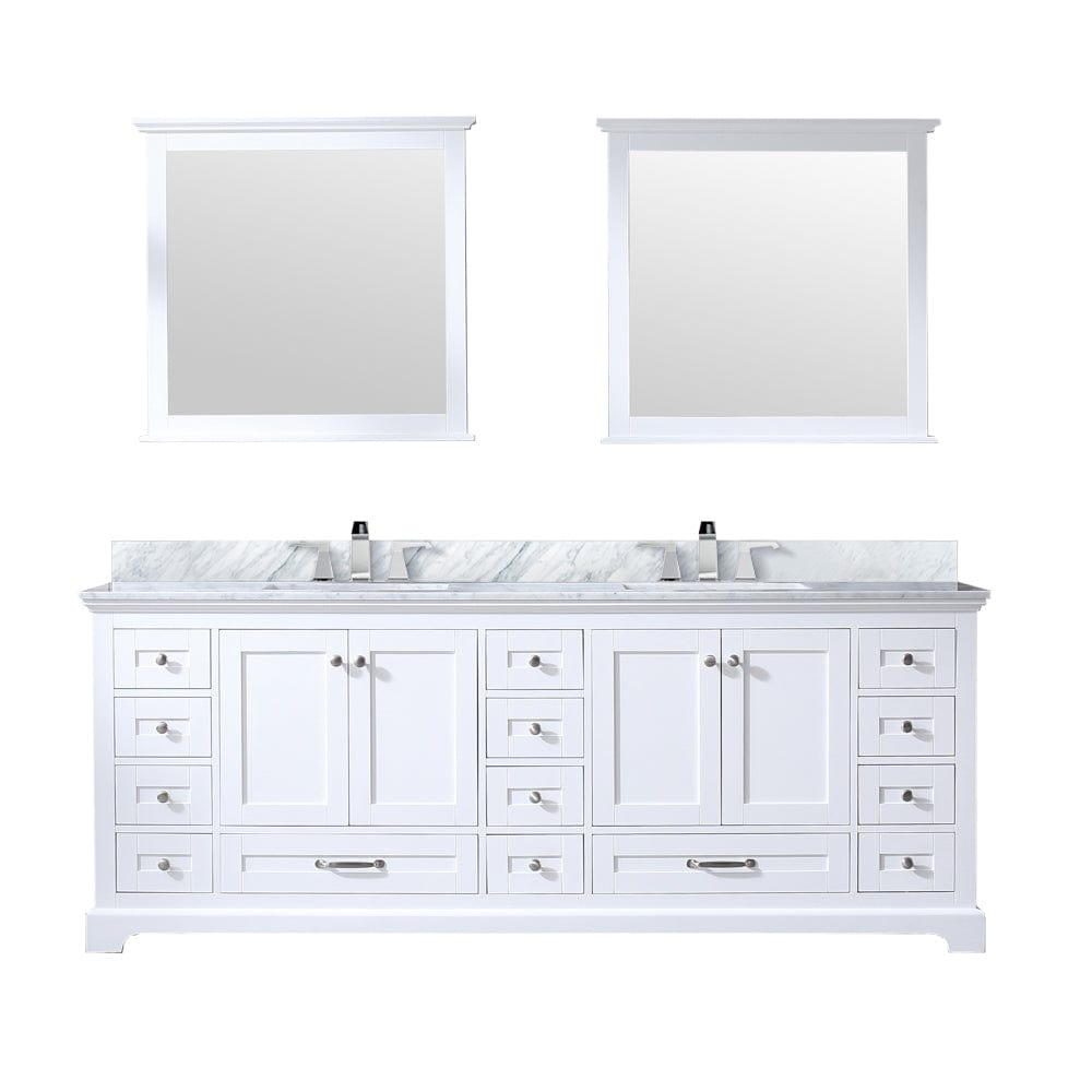 Lexora Dukes 84" x 22" Double Bath Vanity
