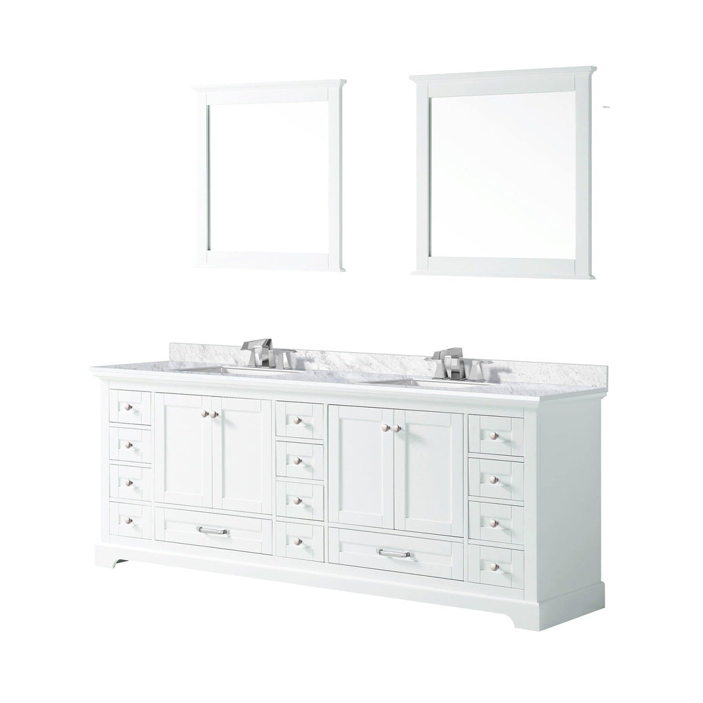 Lexora Dukes 84" x 22" Double Bath Vanity