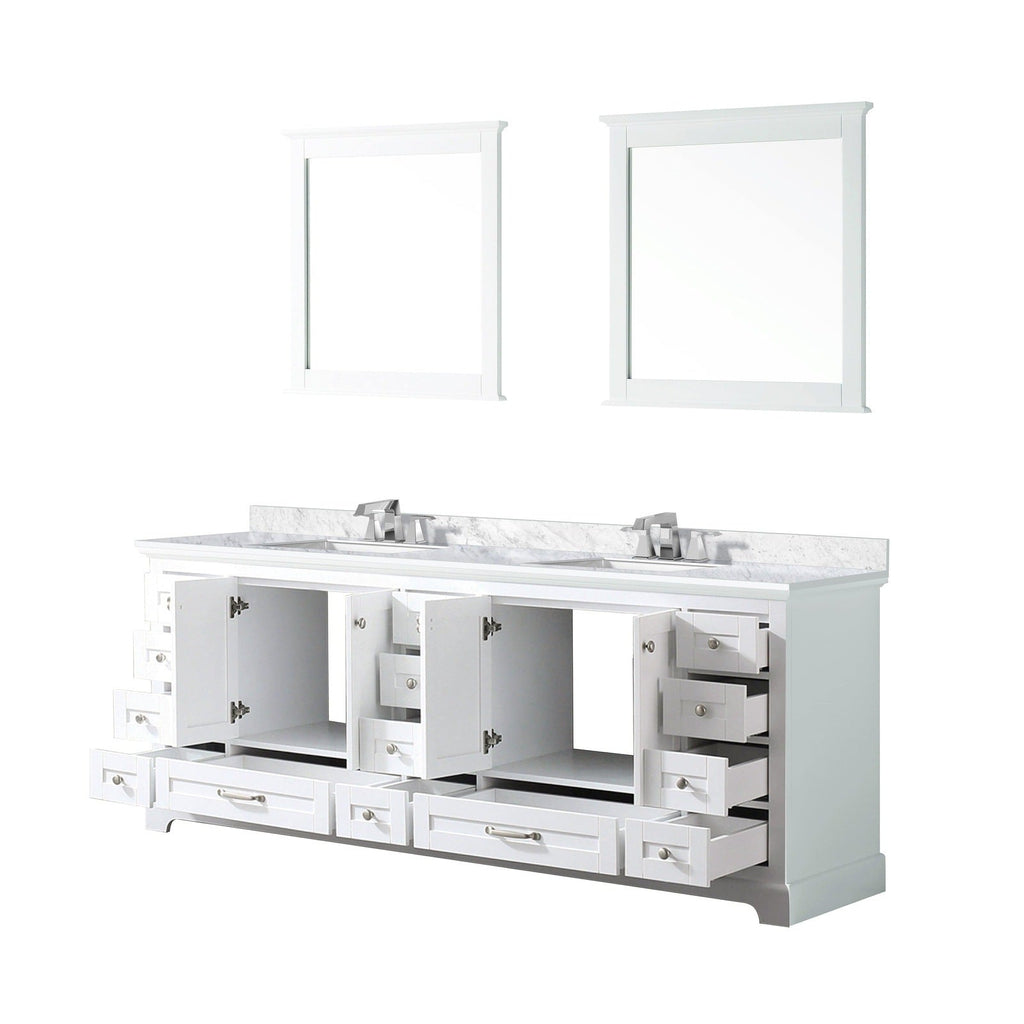 Lexora Dukes 84" x 22" Double Bath Vanity