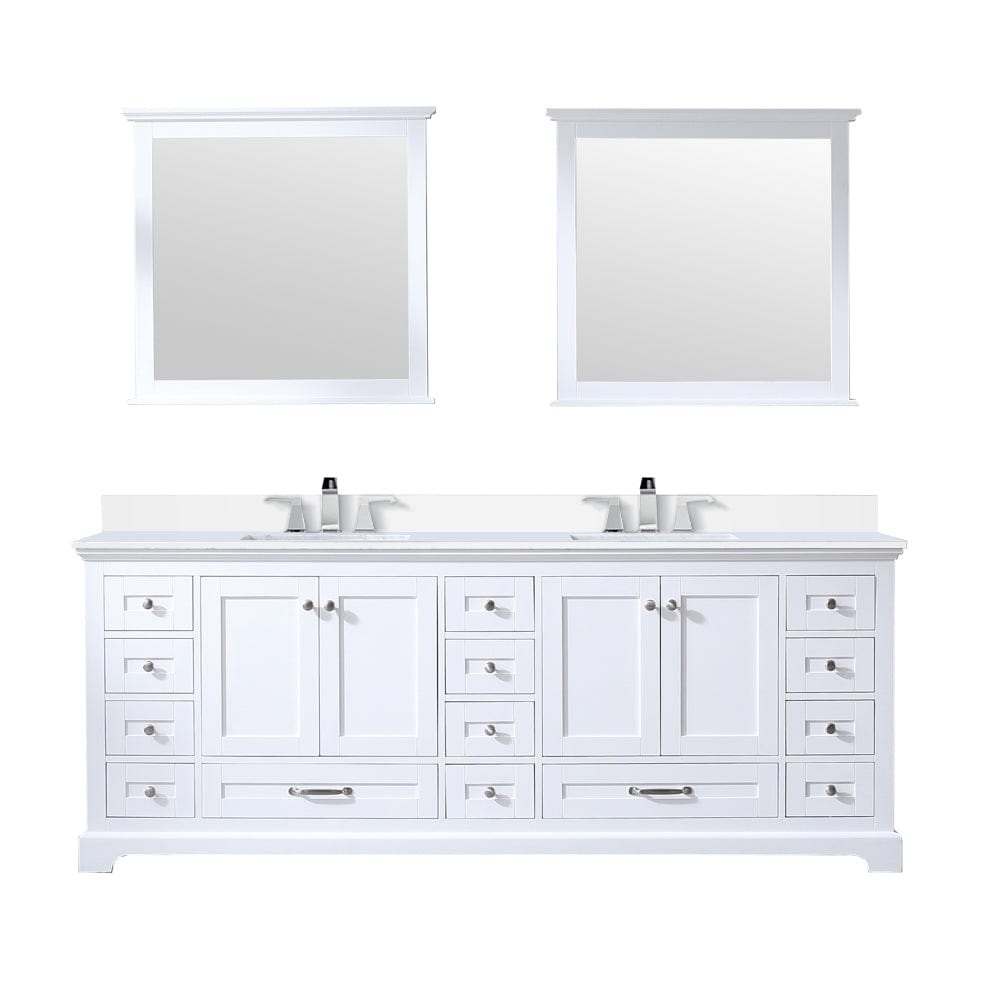 Lexora Dukes 84" x 22" Double Bath Vanity
