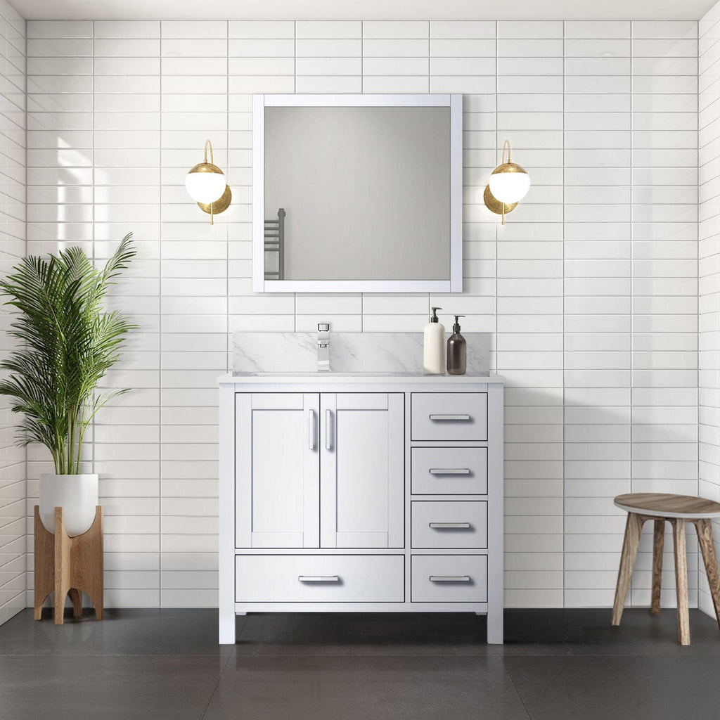 Lexora Jacques 36" x 22" Left Offset Bath Vanity