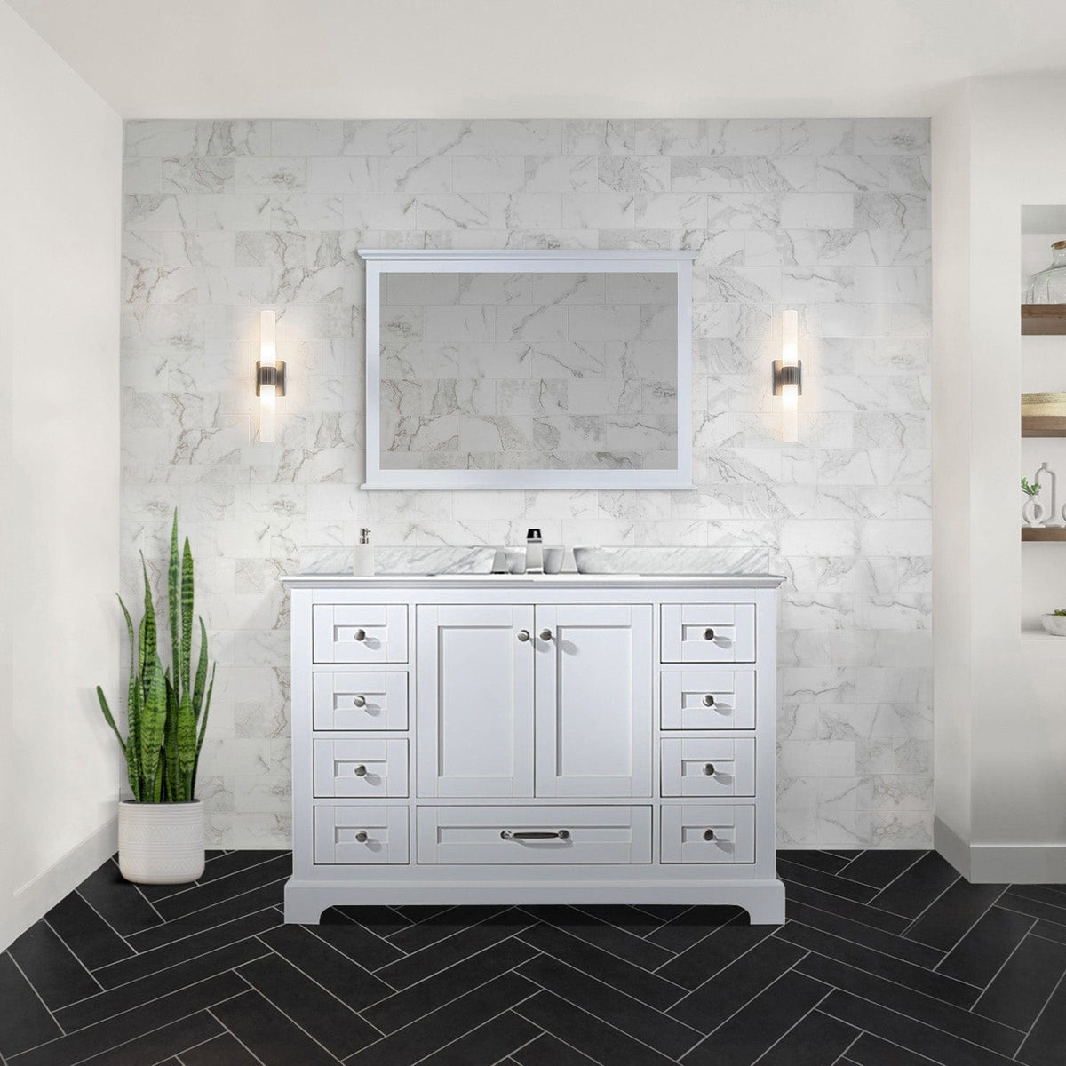 Lexora Dukes 48" x 22" Single Bath Vanity