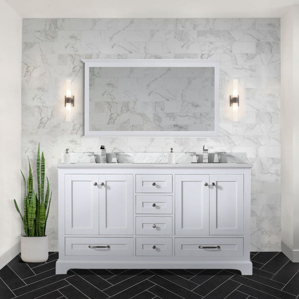 Lexora Dukes 60" x 22" Double Bath Vanity