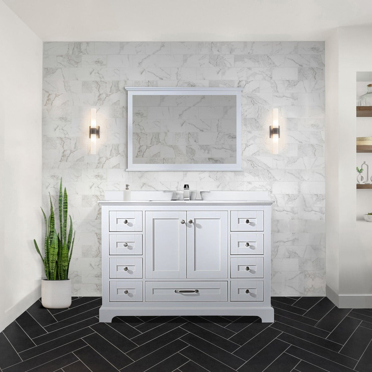 Lexora Dukes 48" x 22" Single Bath Vanity
