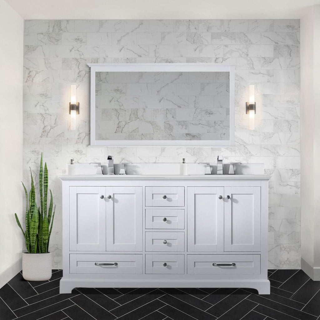Lexora Dukes 60" x 22" Double Bath Vanity