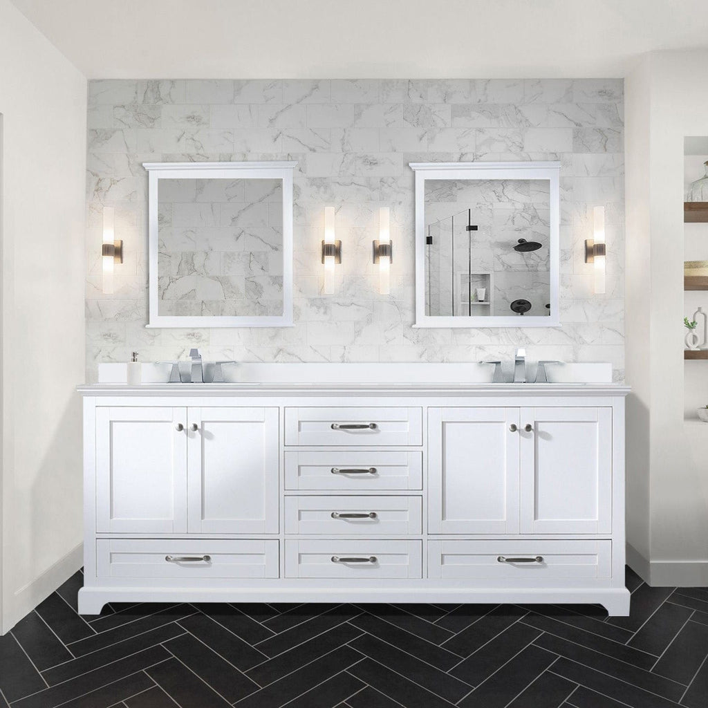 Lexora Dukes 80" x 22" Double Bath Vanity