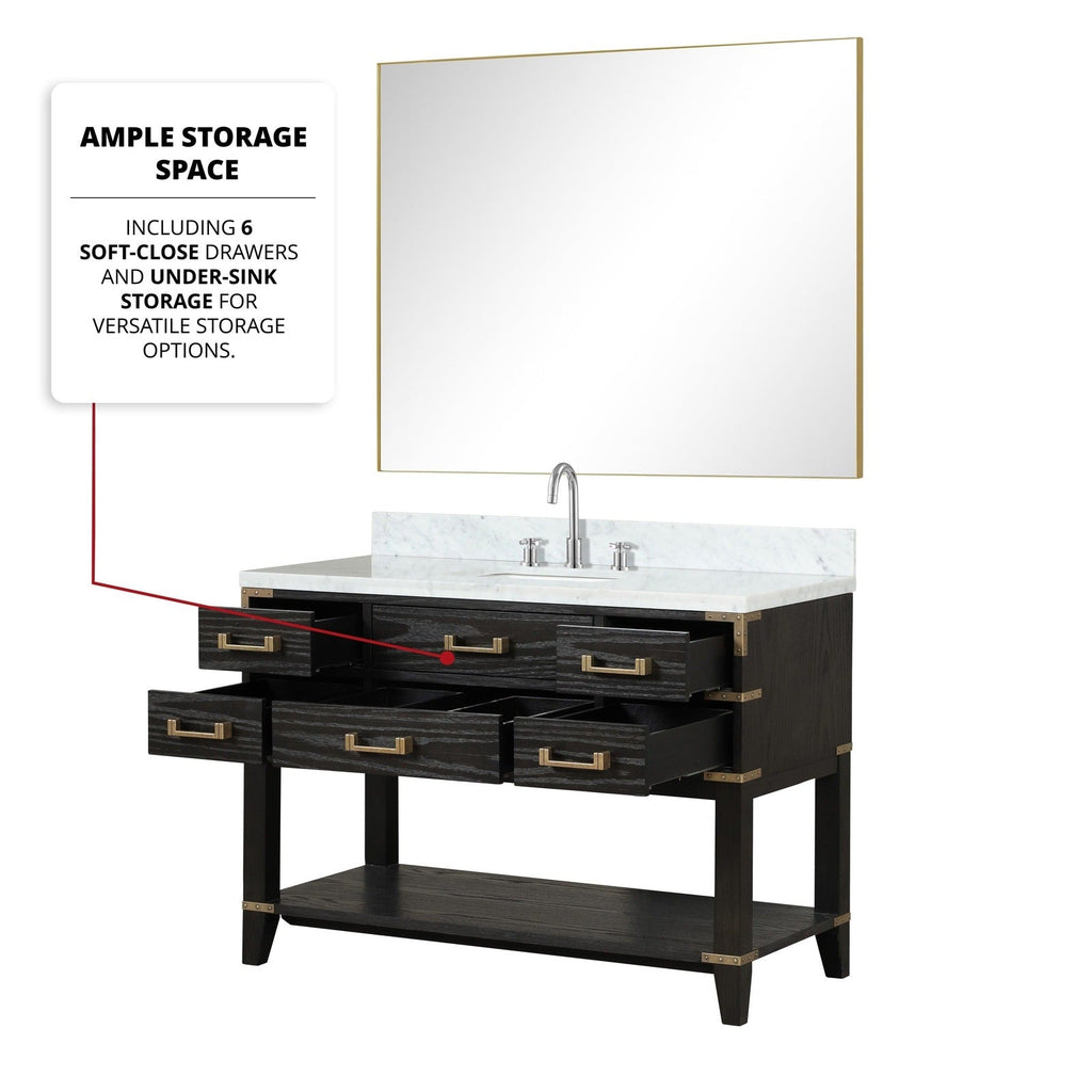 Lexora Norwalk 48" x 22" Single Bath Vanity
