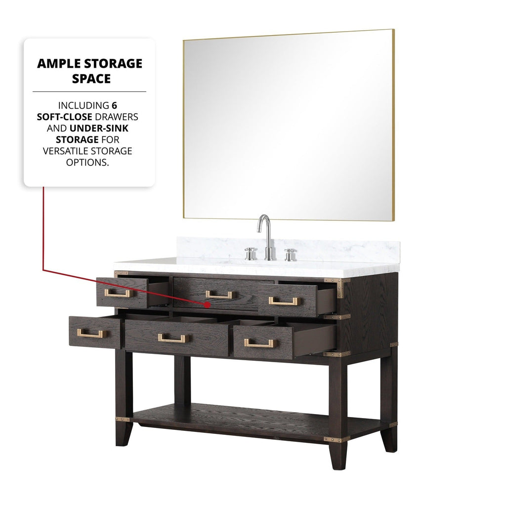 Lexora Norwalk 48" x 22" Single Bath Vanity