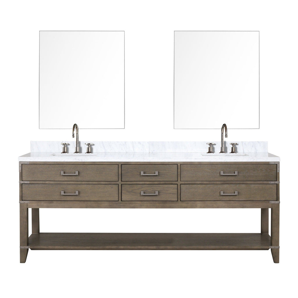 Lexora Norwalk 84" x 22" Double Bath Vanity