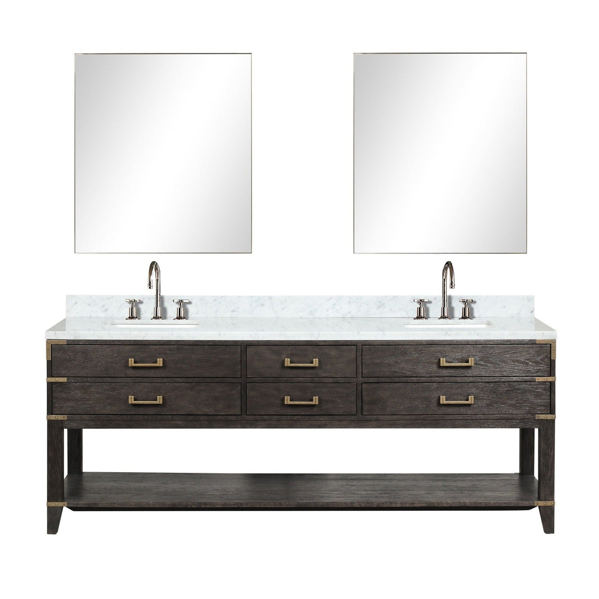 Lexora Norwalk 84" x 22" Double Bath Vanity