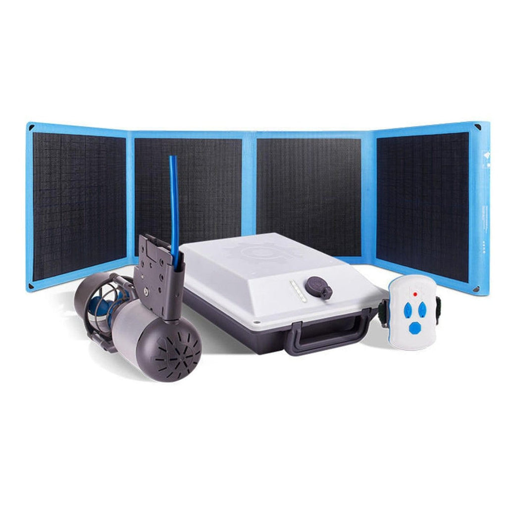 Bixpy K-1 Outboard Kit Jet Propulsion System with SUN 80 Solar Panel - BXA-23R-K1MSU01-WT