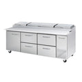 Blue Air | 93" Wide 4 Drawer Pizza Prep Table - BAPP93-D4RM-HC