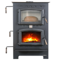 Buck Stove Homesteader Wood Burning Cook Stove 1,800 sq. ft. 28,901 BTU Black New - FP-HOMESTEADER