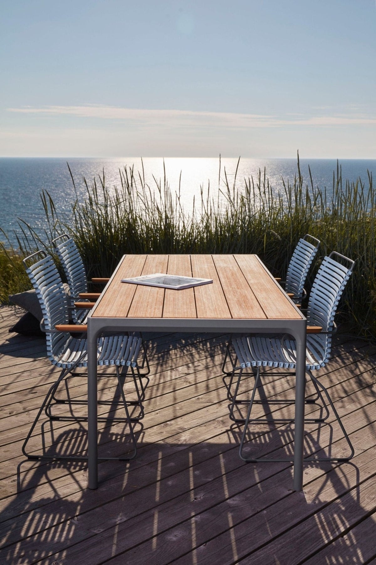 HOUE CLICK Outdoor Dining Chair w/Armrests - Tall Back