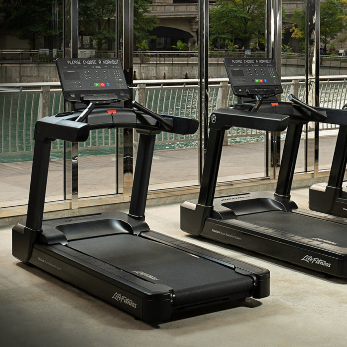 Life Fitness Club Series+ Treadmill - CST-SL-BLKLF-DOM14