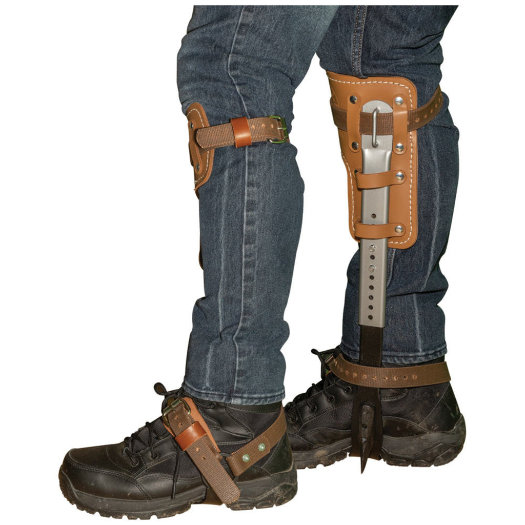 KLEIN TOOLS Pole Climbers with 1-9/16-Inch Gaffs, Complete Set - CN1986ARL