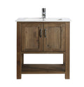 Char-Griller Austin 30" Single Sink Vanity In Walnut with Porcelain Top - SKU_1769842830861_16