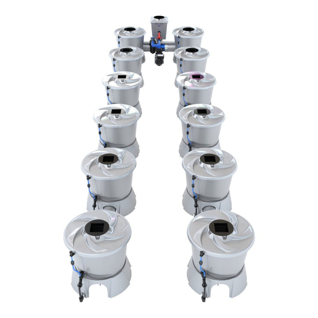 Alien Hydroponics 12 Pot (2 Row) V-System RDWC - BD100-0212