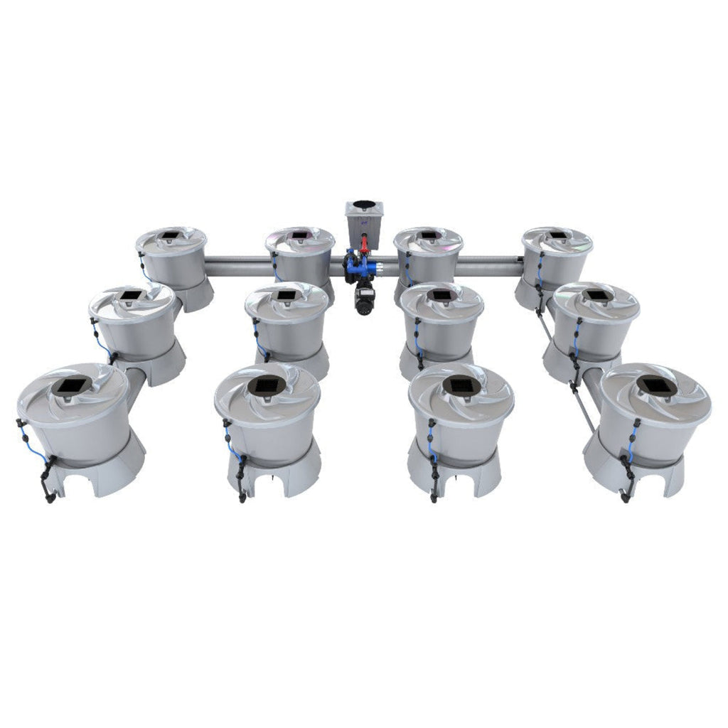 Alien Hydroponics 12 Pot (4 Row) V-System RDWC - BD100-0412