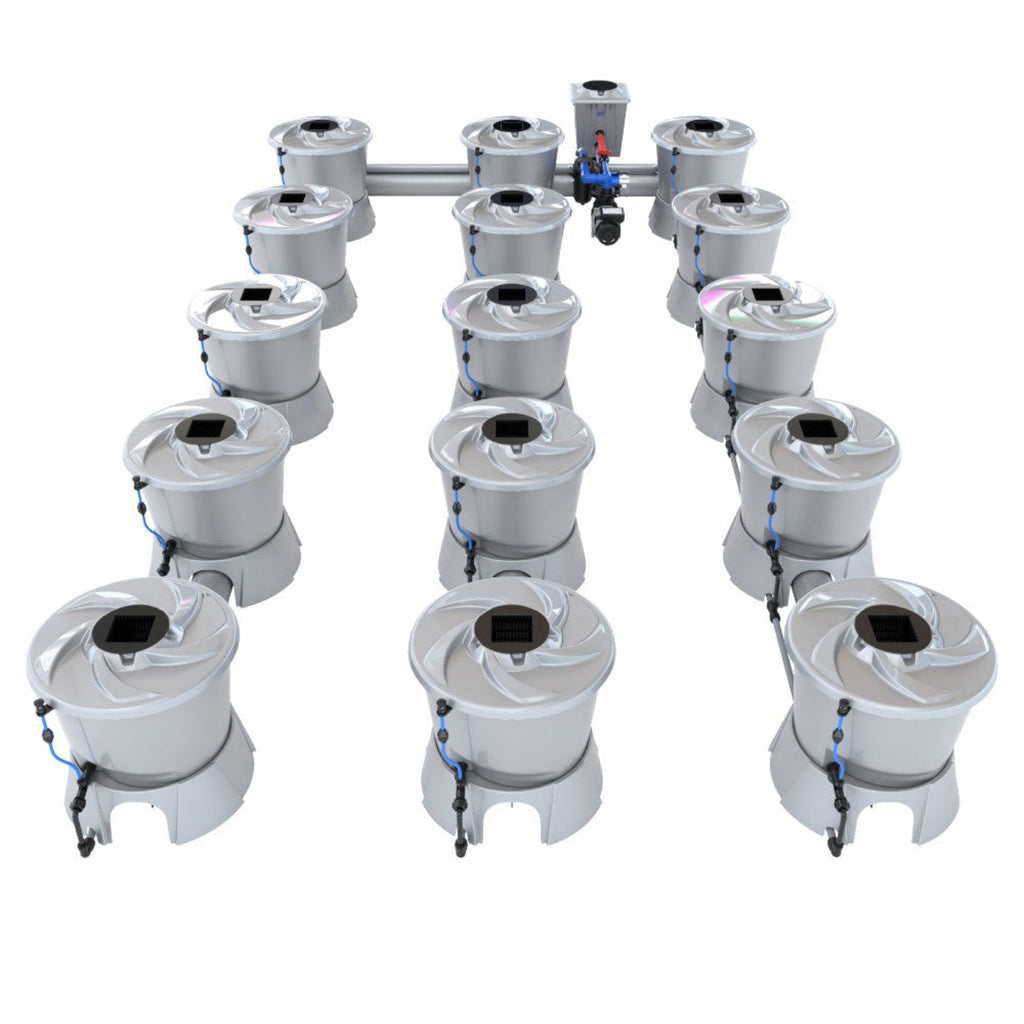Alien Hydroponics 15 Pot (3 Row) V-System RDWC - BD100-0315