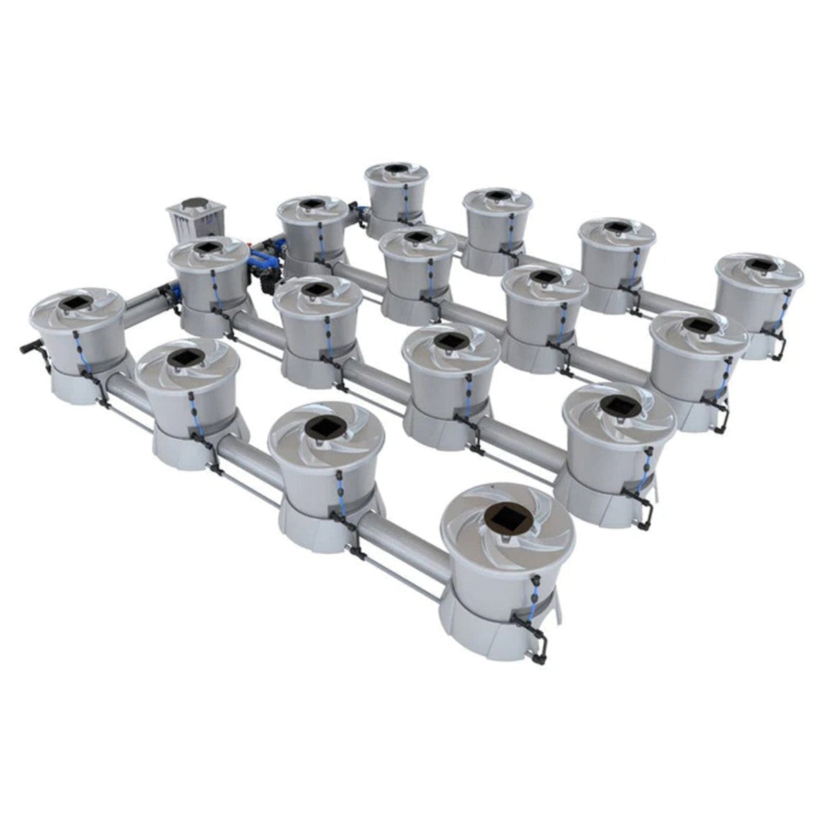 Alien Hydroponics 16 Pot (4 Row) V-System RDWC - BD100-0416