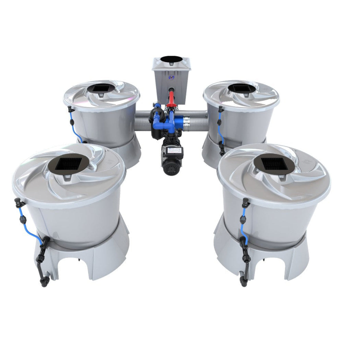 Alien Hydroponics 4 Pot (2 Row) V-System RDWC - BD100-0204