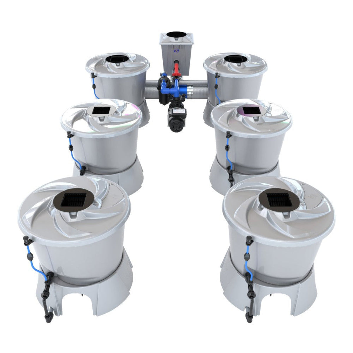 Alien Hydroponics 6 Pot (2 Row) V-System RDWC - BD100-0206
