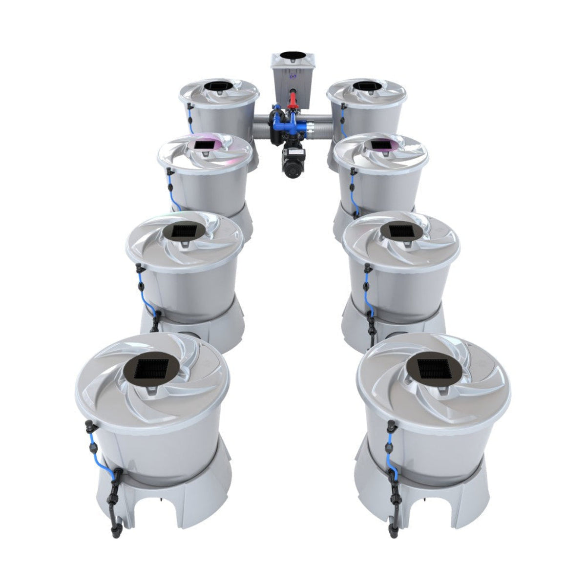 Alien Hydroponics 8 Pot (2 Row) V-System RDWC - BD100-0208