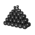 Major Fitness Urethane Octagonal-Shield Dumbbells - DBSET5-55