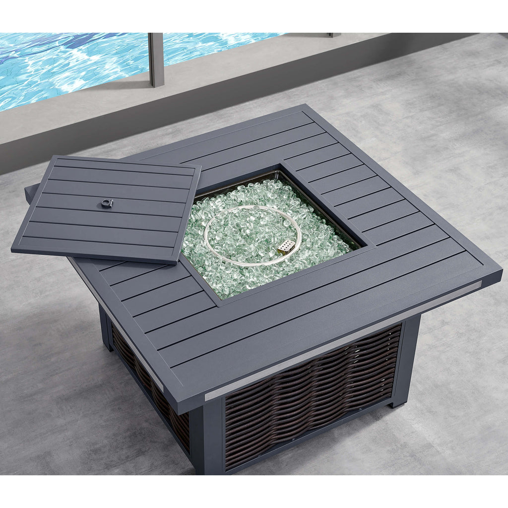 Deko Living Avola Outdoor Patio Set & Firepit  - COP30902