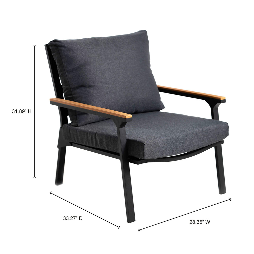 Deko Living Ficarazzi Outdoor Sofa Set with Coffee Table  - COP30005