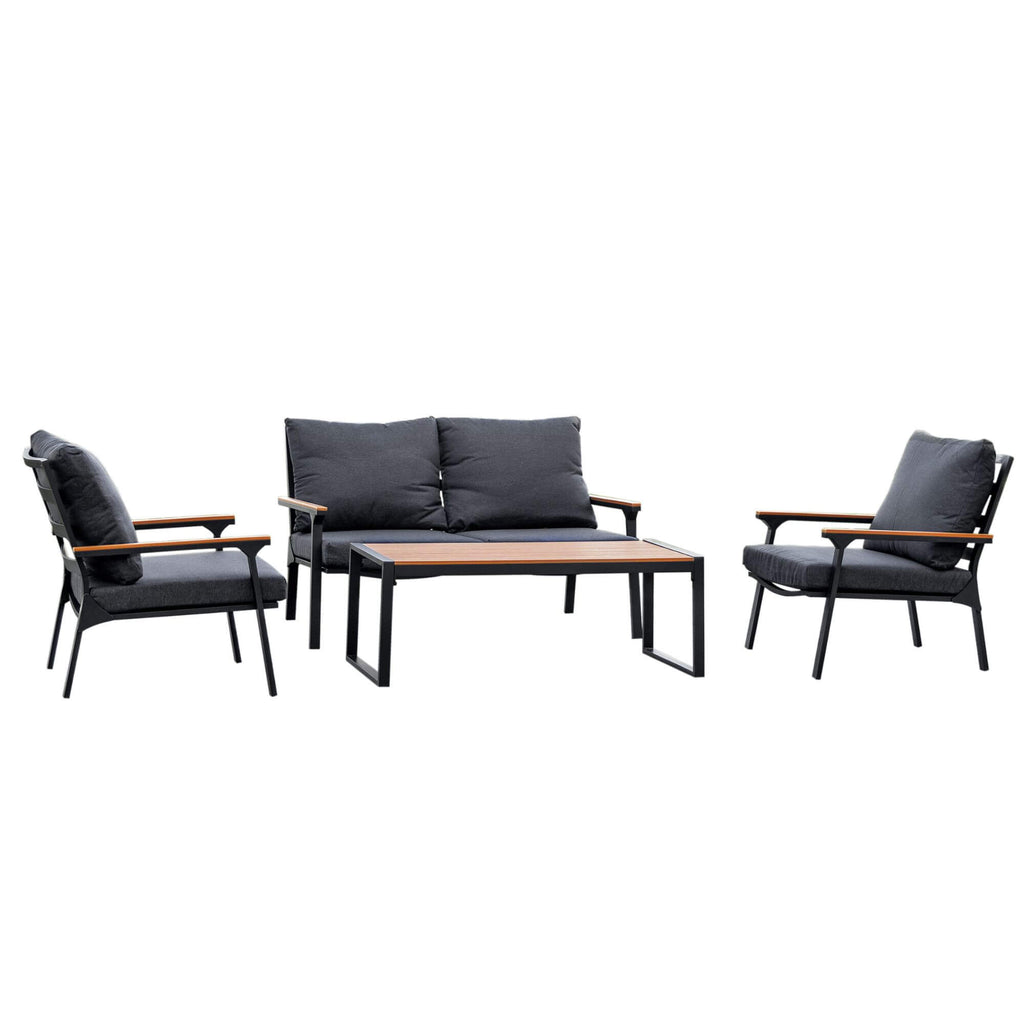 Deko Living Ficarazzi Outdoor Sofa Set with Coffee Table  - COP30005