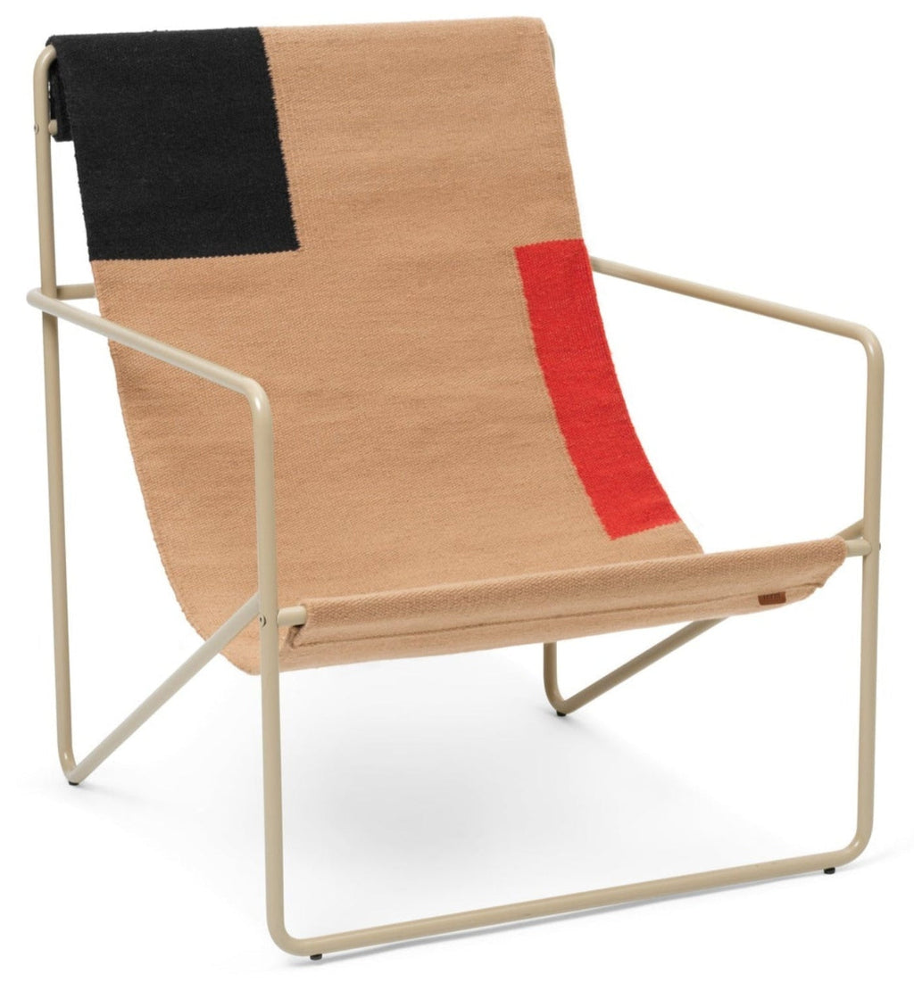 Ferm Living Desert Lounge Chair, Cashmere Frame - Set of 2 - 1103612866 + 1103612866