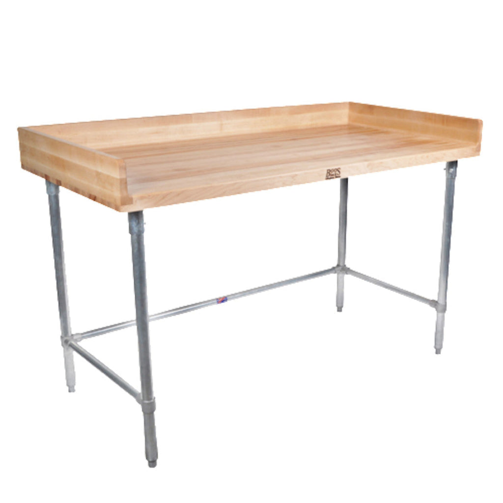 John Boos DNB17 Baker's Top 96" x 36" Work Table - JBDNB17