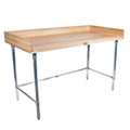 John Boos DSB14 Baker's Top 96" W x 36" Work Table - JBDSB14