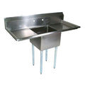 John Boos E1S8-15-14T15 E-Series 1-Compartment Sink with Drainboards - JBE1S81514T15
