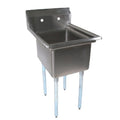 John Boos E1S8-1620-12 One-Compartment E-Series Sink - JBE1S8162012