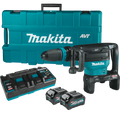 Makita 80V Max (40V Max X2) XGT Brushless 28 lb. AVT Demolition Hammer Kit, accepts SDS-MAX bits, AWS Capable - GMH02PM