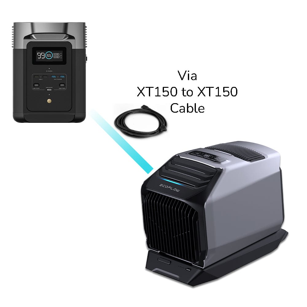 EcoFlow Wave 2 + Delta Max 2000 + Delta Max Smart Extra Battery - ZYDKT210-US+DELTA2000-US+DELTA2000EB-US