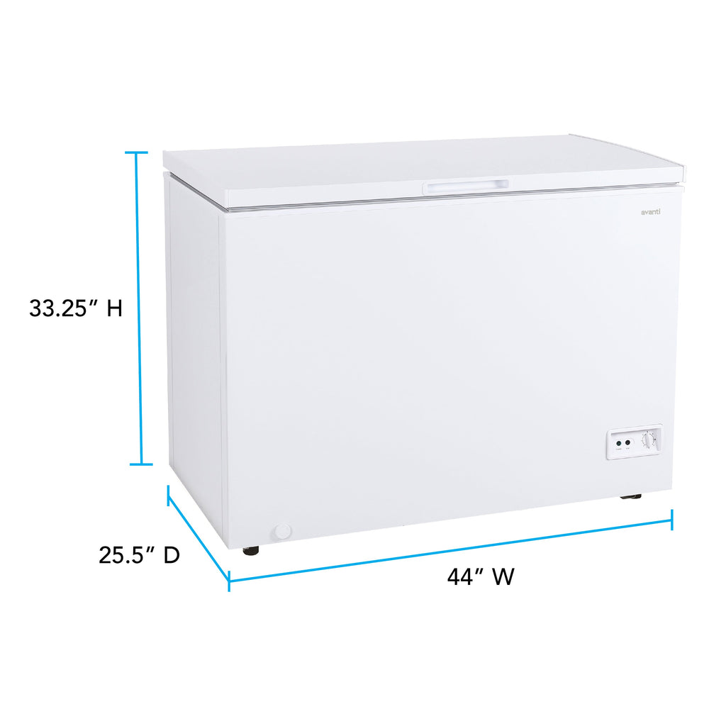 Avanti 10.0 cu. ft. Garage Ready Convertible Chest Freezer - CF10F0W