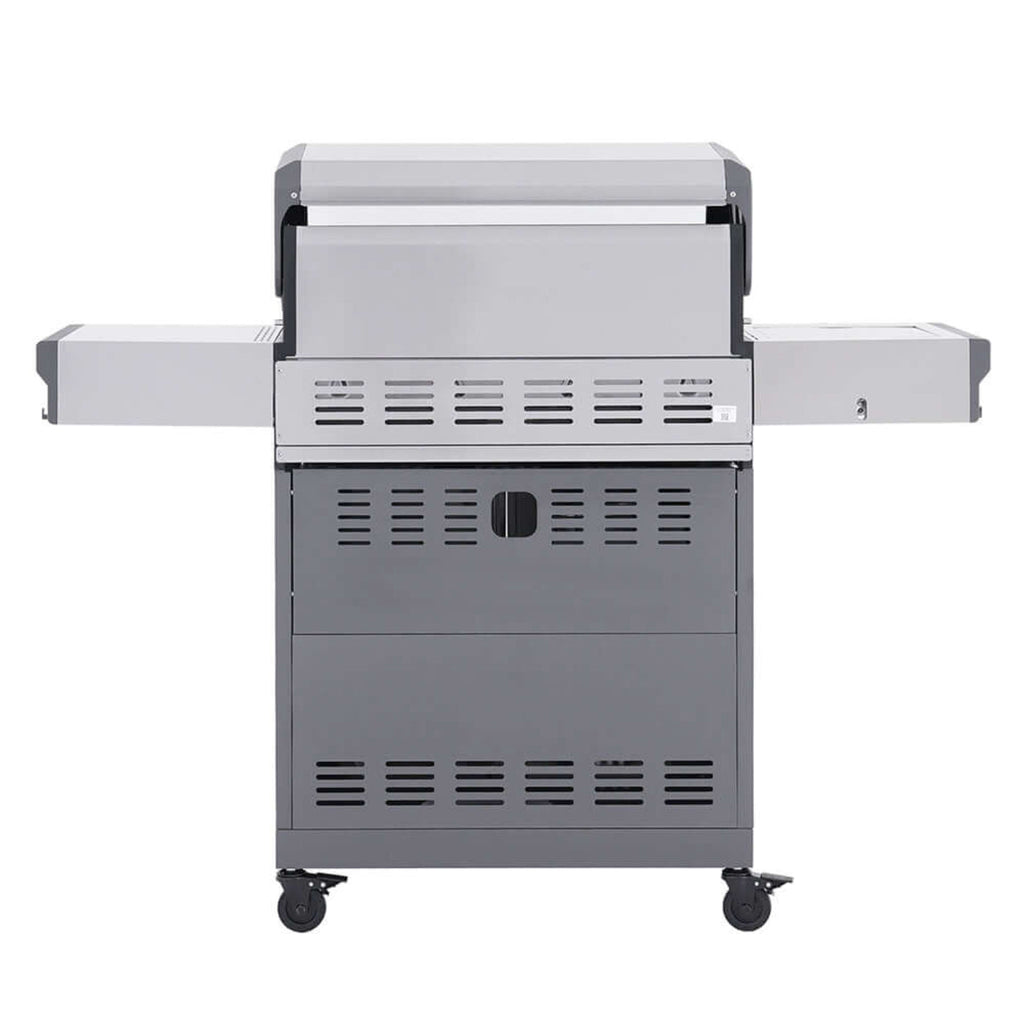 Monument Grills Eminence 405 Series | 4 Burner Tech Propane Gas Grill in Stainless Steel - E405