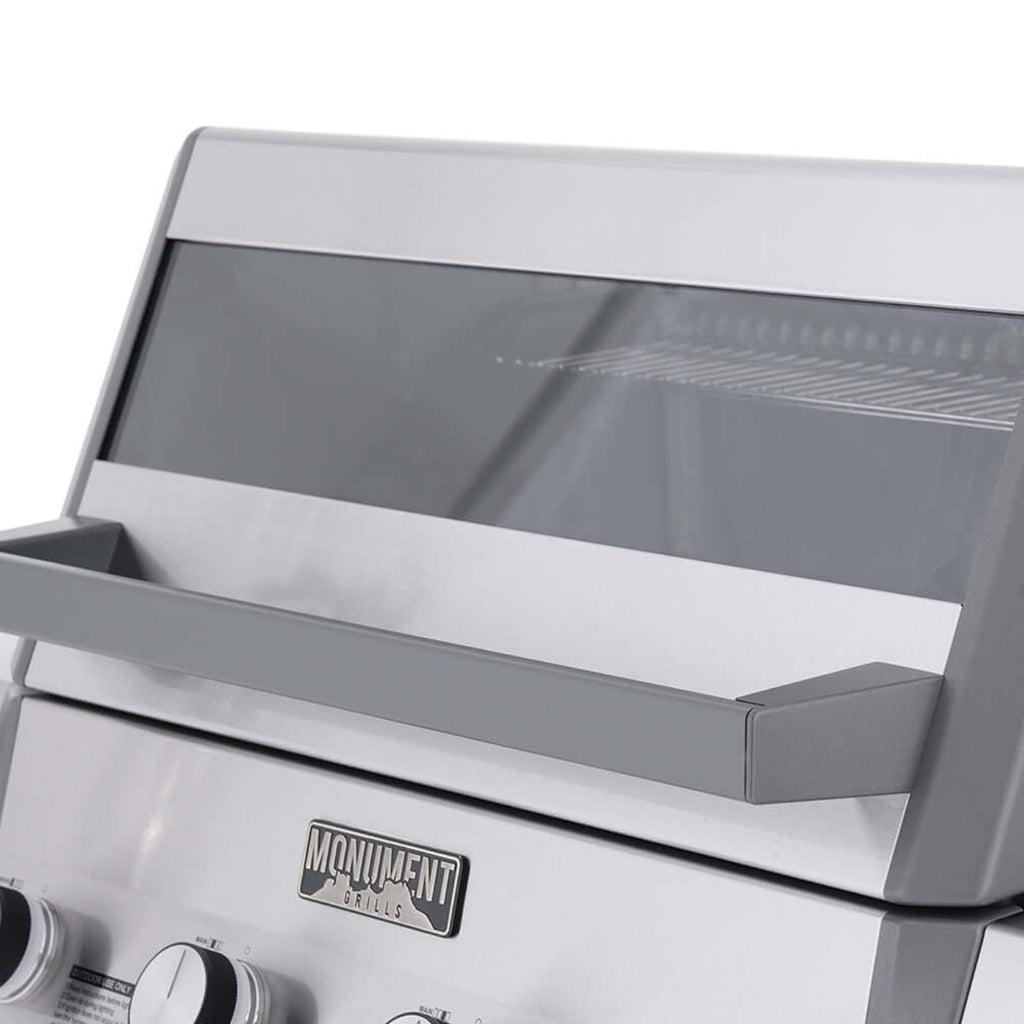 Monument Grills Eminence 405 Series | 4 Burner Tech Propane Gas Grill in Stainless Steel - E405