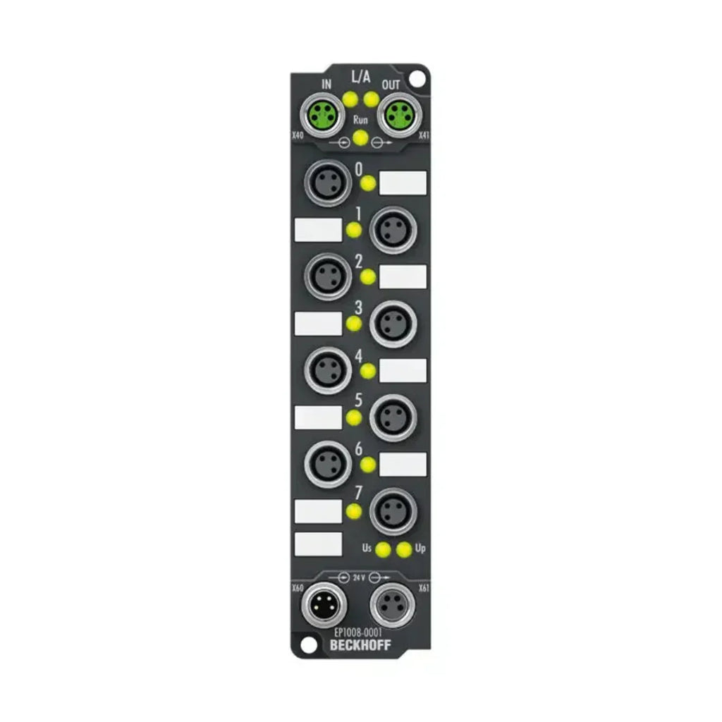 Beckhoff EtherCAT Box, 8-Channel Digital Input - EP1008-0001