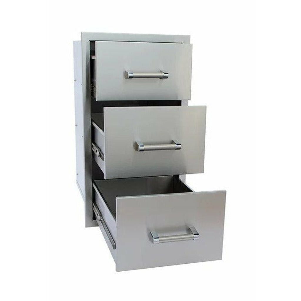 KOKOMO Outdoor Kitchen Stainless Steel Triple Drawer - KO-TD18