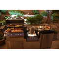 KoKoMo Power Burner 4 Burner 32 inch Built-In Barbeque Grill Island Kitchen Package - KO-PWRBRN-4BG-FRGE