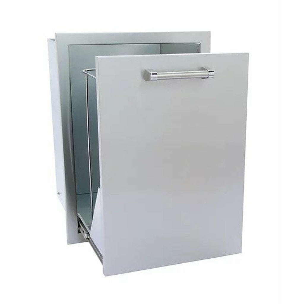 KoKoMo Outdoor Kitchen Stainless Steel Trash/Propane Pull-Out - KO-TRHD