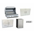 KOKOMO 5 PIECE OUTDOOR KITCHEN PACKAGE DEAL! (15%OFF) - KO4BG+2BG+Cmbo+ProFdge+30dor+vent