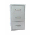 KOKOMO Outdoor Kitchen Stainless Steel Triple Drawer - KO-TD18